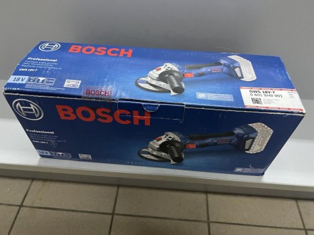 
Bosch GWS 18V-7 (06019H9001) Шлифовальная машина НОВАЯ!!!
Аккумуляторная углова. . фото 3