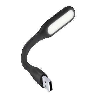 Гибкий USB фонарь черного цвета станет отличным вариантом, если вы искали что-ни. . фото 3