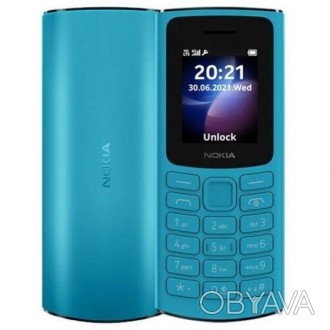 Nokia 105 2023 - мобильный телефон с привлекательным внешним видом и длительным . . фото 1