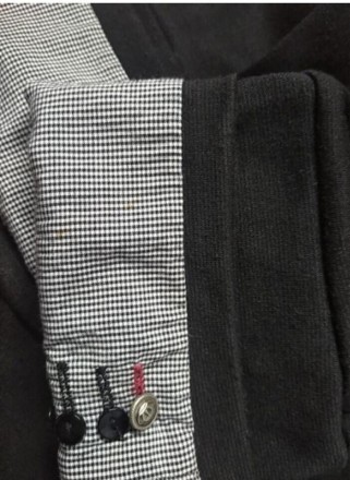 Короткий черный женский жакет пиджак, р.С, Miss Poem, Турция .
ПОГ 36 см.
ПОТ . . фото 8