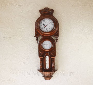 Настенные часы «Виконт» украинского производства изготовлены из натурального дер. . фото 2
