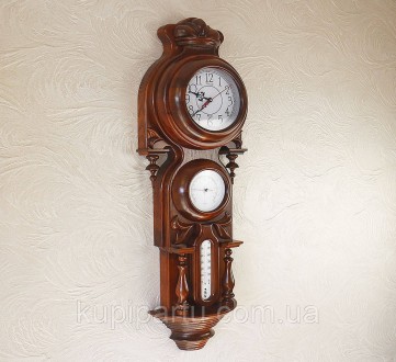 Настенные часы «Виконт» украинского производства изготовлены из натурального дер. . фото 3