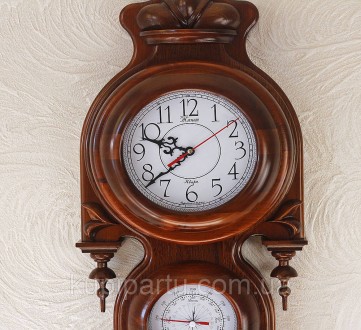 Настенные часы «Виконт» украинского производства изготовлены из натурального дер. . фото 4