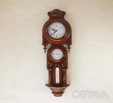 Настенные часы «Виконт» украинского производства изготовлены из натурального дер. . фото 1