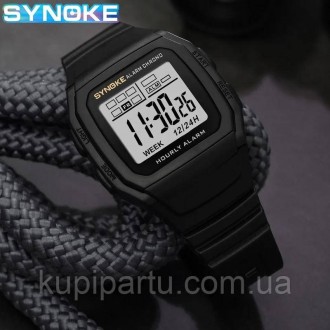 Чоловічий наручний спортивний годинник SYNOKE 902
Стильний наручний годинник з в. . фото 6