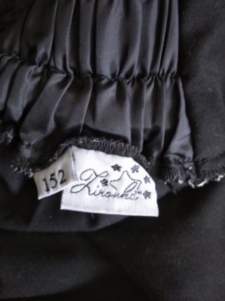 Черная красивая юбка на девочку ,школьная юбка, ,р.152, Зиронька.
Состав - 45% . . фото 6