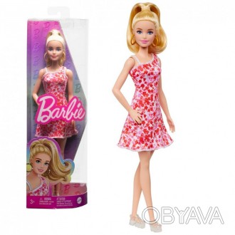 Лялька Barbie "Модниця" у сарафані в квітковий принт. . фото 1