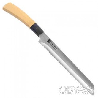 Нож кухонный для хлеба SS "Japan" 33см (лезвие 20.5см) R17357 (144шт). . фото 1