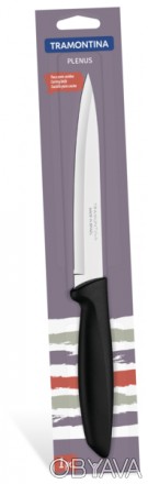 Короткий опис:
Нож разделочный TRAMONTINA PLENUS, 152 мм. Материал лезвия: нержа. . фото 1
