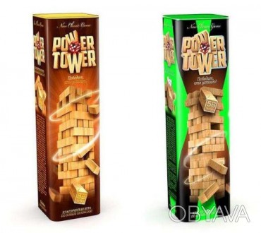 VEGA "POWER TOWER" 7802DT - це настільна гра , яка нагадує відому багатьом Дженг. . фото 1