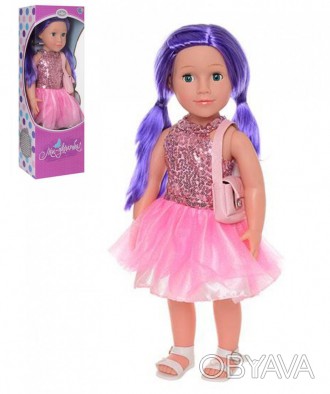 Цікава дитяча лялька M 3920 (Ніка) UA 48 см, призначена для розвиваючих ігор, пі. . фото 1