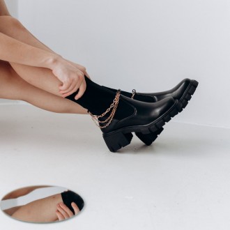 Женские ботинки черные Batista 3298 Ботинки женские выполнены из искусственной к. . фото 6