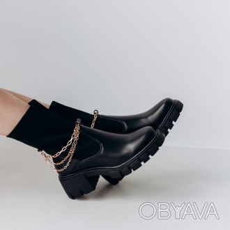 Женские ботинки черные Batista 3298 Ботинки женские выполнены из искусственной к. . фото 1