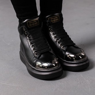 Женские ботинки черные Ella 3404 Ботинки женские выполнены из искусственной кожи. . фото 6