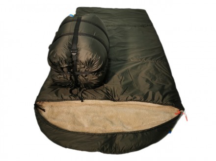 Тактический спальный мешок (до -30) спальник на меху
Армейский спальный мешок Ar. . фото 4