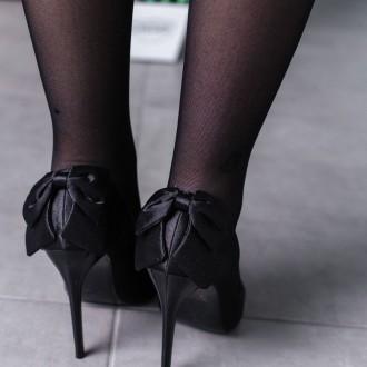 Женские туфли черные Slew 3449 Туфли женские выполнены из текстиля. Модель аккур. . фото 6