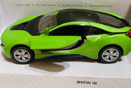  Машина металлическая BMW , инерционная, открываются двери, в коробке 16*8.5*7.5. . фото 4