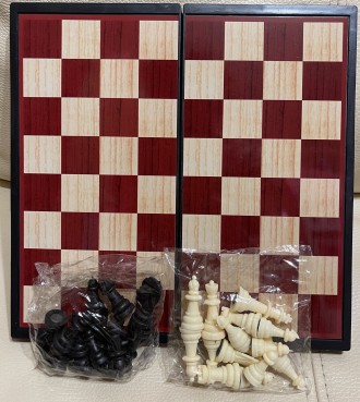 Набор 3 в 1 , шашки/шахматы/нарды, магнитные, в коробке 25*13*3.5см. . фото 3