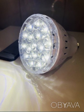 
Светодиодная лампа имеет встроенный аккумулятор, емкости которого достаточно, ч. . фото 1