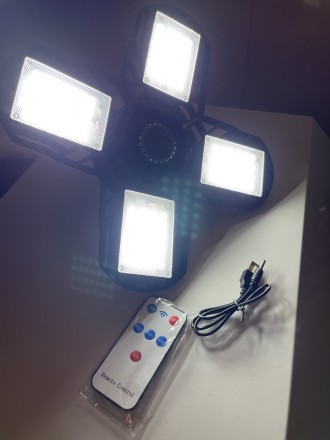 Лампа, фонарь для кемпинга на солнечной батарее с зарядкой от USB, фонарь аварий. . фото 3