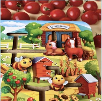 
Деревянная игра для детей Лабиринт "Ферма"
Каждый день малыш знакомится с новым. . фото 10