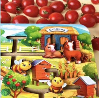 
Деревянная игра для детей Лабиринт "Ферма"
Каждый день малыш знакомится с новым. . фото 6