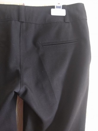 Женские черные классические штаны брюки, р.36.
ПОТ 37 см.
Высота посадки перед. . фото 5