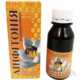 Апифитония, 100 мл на 10 пчелосемей, иммуностимулирующий препарат (аналог Экофит. . фото 1