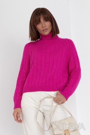 Этот женский вязаный свитер от LUREX подойдет обладательницам разных типов фигур. . фото 1
