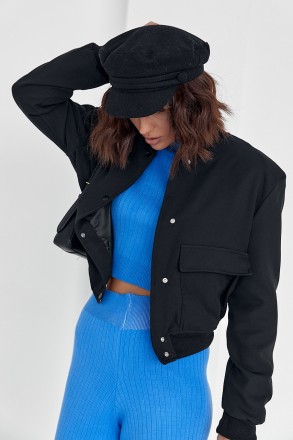  Модная куртка-бомбер станет превосходным завершением твоих модных образов с при. . фото 10