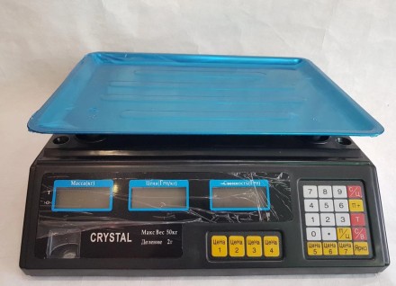 Торговые Весы электронные с калькулятором Crystal 50 kg 6V
Предназначены для взв. . фото 9
