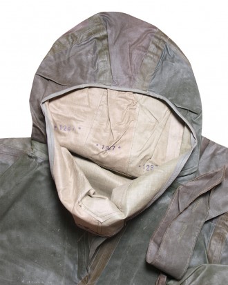 Химзащитная куртка Л1 с капюшоном складского хранения рост третий цвет серый пло. . фото 5