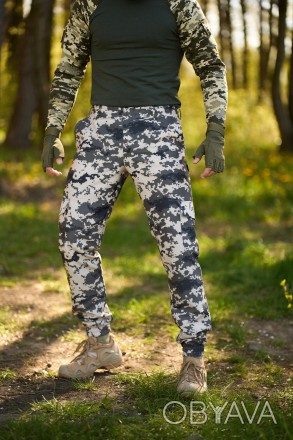 
Легкі штани із міцної тканини військового зразка.- Матеріал: поліестер високої . . фото 1