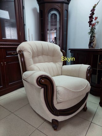 Пропонуємо класичне крісло Женове для вітальні.

Крісло  Женове вико. . фото 3