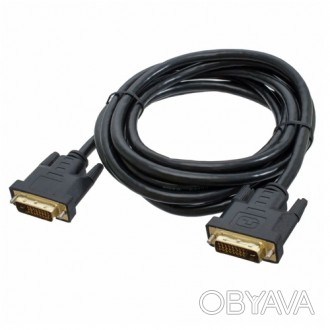 Високоякісний DVI 24+1 кабель для підключення відповідного монітора або проектор. . фото 1