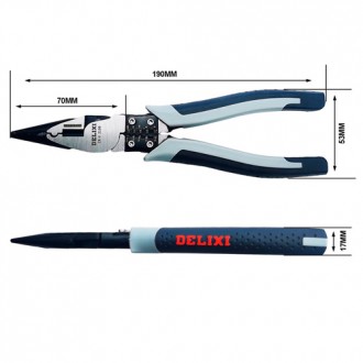 Багатофункціональні плоскогубці з тонкими губками призначені для виконання різни. . фото 4