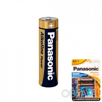 Якісна лужна батарейка Panasonic Alkaline Power типорозміру АА.
	Напруга: 1.5 В
. . фото 1