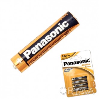 Качественная щелочная батарейка Panasonic Alkaline Power типоразмера ААA. Напряж. . фото 1