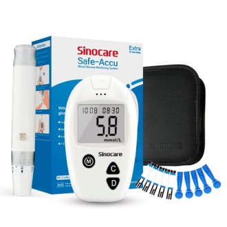 Зручний функціональний глюкометр Sinocare Safe-Accu (також відомий під брендами . . фото 2