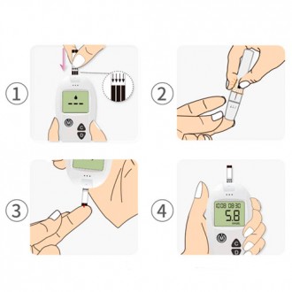 Зручний функціональний глюкометр Sinocare Safe-Accu (також відомий під брендами . . фото 3