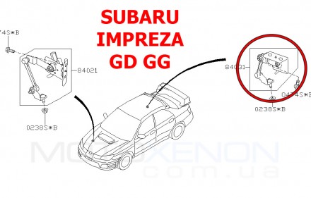 Тяга датчика положения кузова задняя SUBARU IMPREZA (GD, GG, G11) (2000-2007) 84. . фото 6