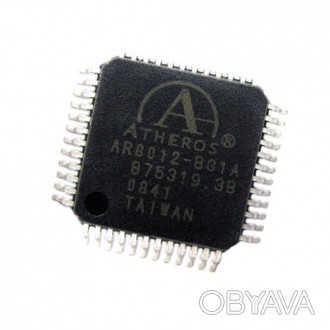 Сетевой контроллер AR8012-BG1A применяется в сетевых картах ноутбуков и стациона. . фото 1