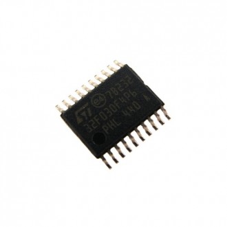 Микроконтроллер STM32F030F4P6 в корпусе TSSOP20.	Модель: STM32F030F4P6Диапазон п. . фото 2