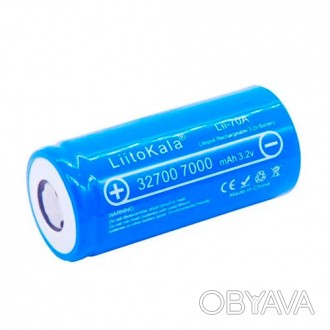 Якісний LiFePO4 акумулятор високого струму типорозміру 32700 Liitokala Lii-70A д. . фото 1