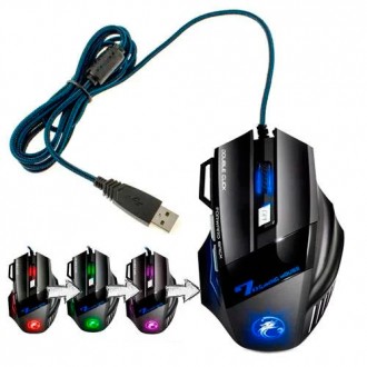 USB игровая мышь мышка 5500DPI эргономичная с выступами тихая iMice X7. Киев. фото 1 USB игровая мышь мышка 5500DPI эргономичная с выступами тихая iMice X7. Киев. фото 1