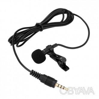 Петличний конденсаторний мікрофон для якісного запису звуку зі смартфона або пла. . фото 1