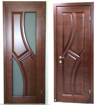 Межкомнатные двери деревянные под заказ по индивидуальным размерам. Собственное . . фото 2