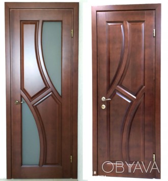 Межкомнатные двери деревянные под заказ по индивидуальным размерам. Собственное . . фото 1