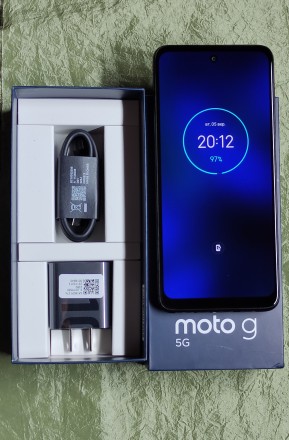 Продам Motorola G 5G (2022) XT2213 4/64 Gb Moonlight Gray Телефон новый. Распеча. . фото 3