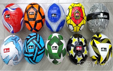 Мяч футбольный №5 PVC, 270 грамм, MIX 10 цветов /100/ FB2308 ish 
Отправка товар. . фото 1